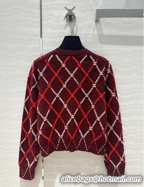 Top Quality Chanel Cashmere Cardigan CH8815 Red 2024