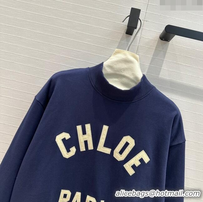 Best Price Chloe Cotton Sweatershirt C8816 Blue 2024