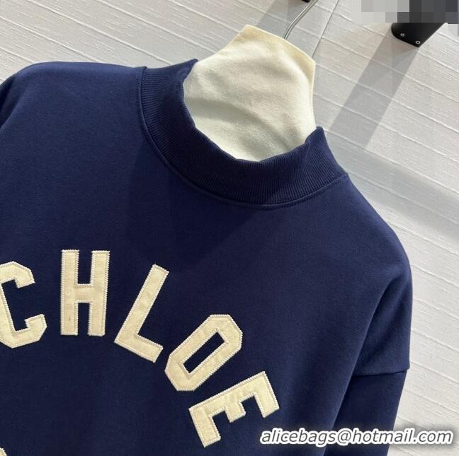 Best Price Chloe Cotton Sweatershirt C8816 Blue 2024