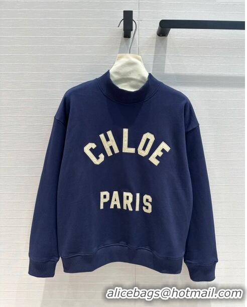 Best Price Chloe Cotton Sweatershirt C8816 Blue 2024