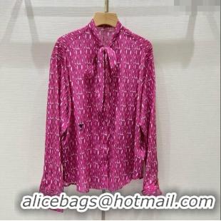 Top Quality Dior Silk Shirt D8812 Pink 2024