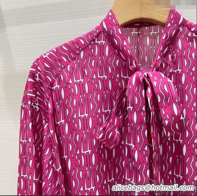 Top Quality Dior Silk Shirt D8812 Pink 2024