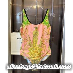 ​Reasonable Price Versace Swimwear 070902 Pink/Green 2024