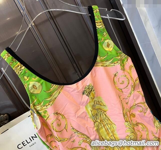 ​Reasonable Price Versace Swimwear 070902 Pink/Green 2024