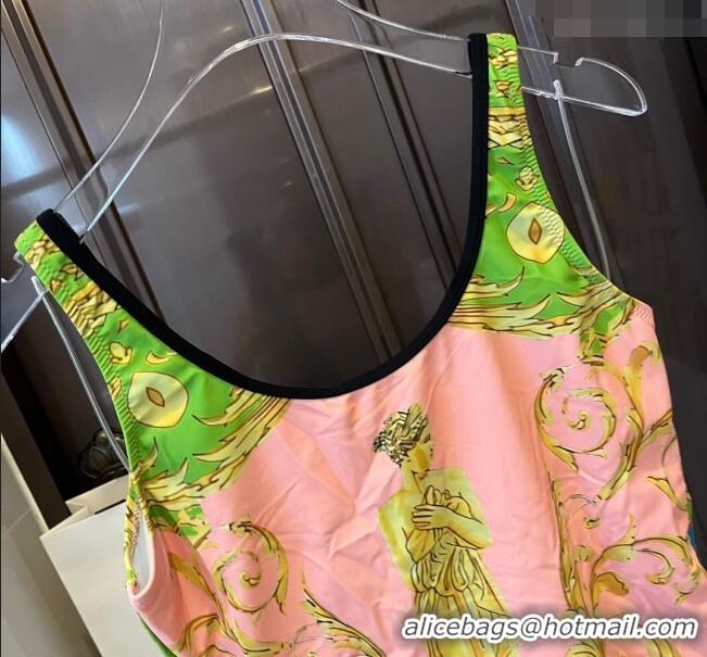 ​Reasonable Price Versace Swimwear 070902 Pink/Green 2024