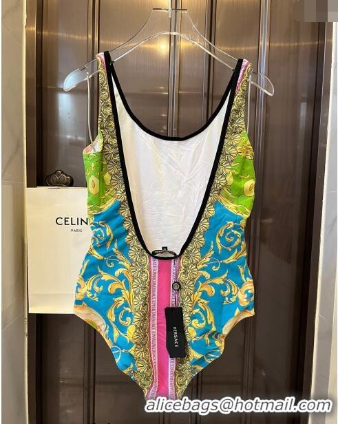 ​Reasonable Price Versace Swimwear 070902 Pink/Green 2024