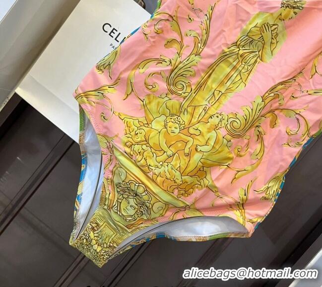 ​Reasonable Price Versace Swimwear 070902 Pink/Green 2024