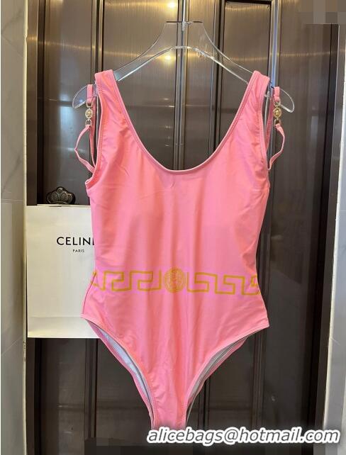 Unique Style Versace Swimwear with Double Strap 0709 Pink 2024