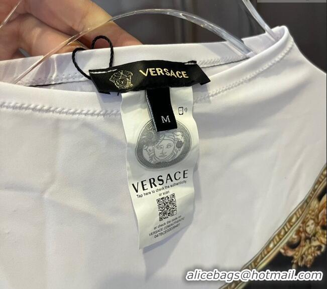 Buy Discount Versace Long Sleeve Swimwear 0709 Black/White 2024