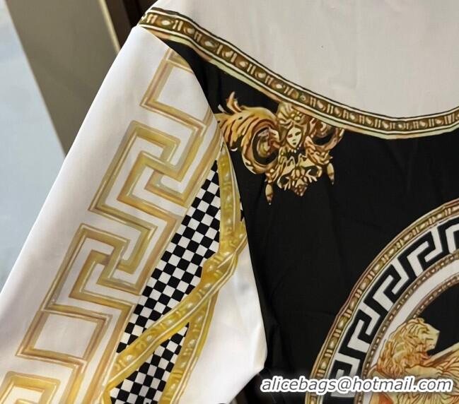 Buy Discount Versace Long Sleeve Swimwear 0709 Black/White 2024