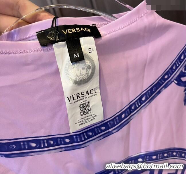 ​Best Grade Versace Long Sleeve Swimwear 0709 Light Purple 2024