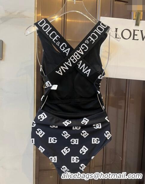 ​Buy Classic Dolce & Gabbana DG Swimwear 0709 Black 2024