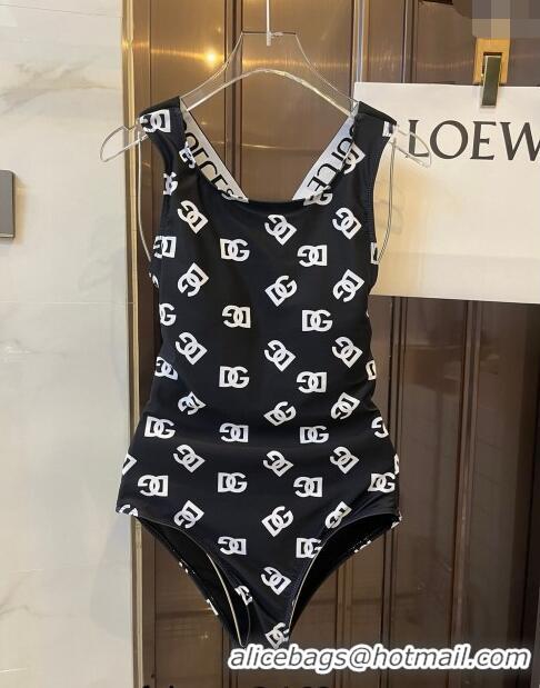 ​Buy Classic Dolce & Gabbana DG Swimwear 0709 Black 2024