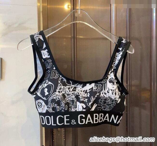 ​Buy Cheap Dolce & Gabbana DG Print Yoga Activewear Set 0709 Black 2024