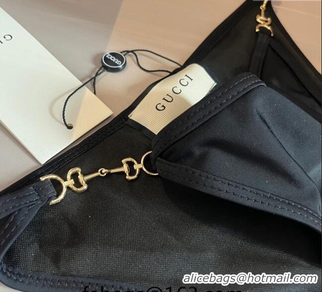 ​Reasonable Price Gucci Horsebit Swimwear 0709 Black 2024