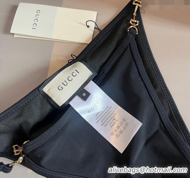 ​Reasonable Price Gucci Horsebit Swimwear 0709 Black 2024