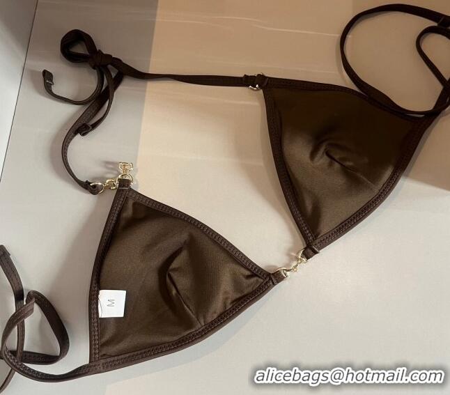 Top Quality Gucci Horsebit Swimwear 0709 Brown 2024