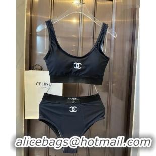 Particularly Recommended Chanel Swimwear 070902 Black 2024