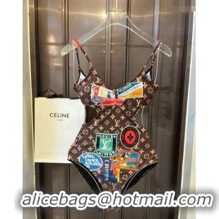 Grade Quality Louis Vuitton Swimwear with Vintage Hotel Labels L09087 2024