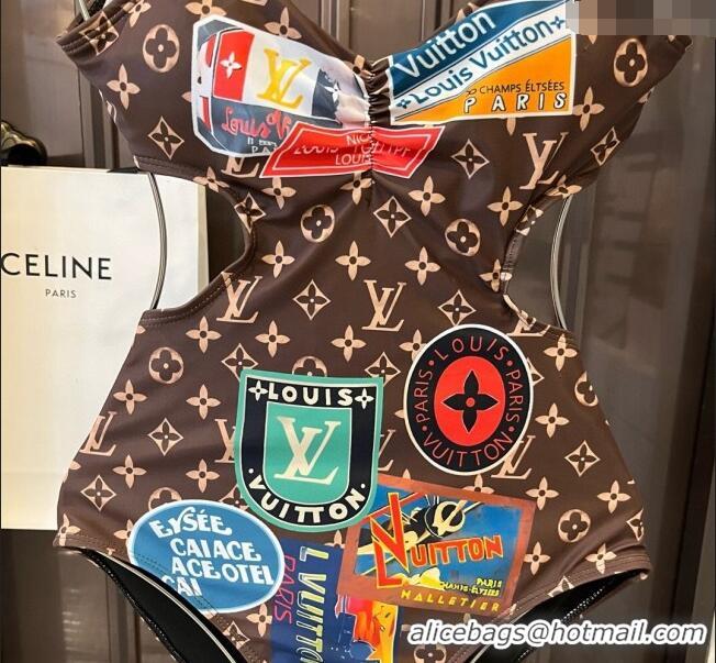 Grade Quality Louis Vuitton Swimwear with Vintage Hotel Labels L09087 2024