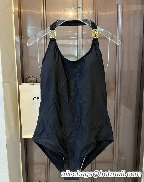 ​Luxury Cheap Gucci Swimwear with Interlocking G 0729 Black 2024