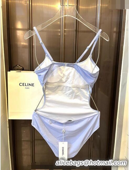 Top Grade Chanel Swimwear 0729 Light Purple 2024