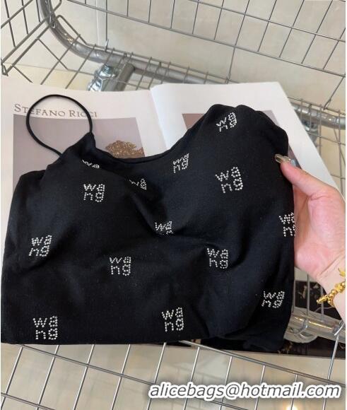 Grade Quality Alexander Wang Strass Vest 0820 Black 2024