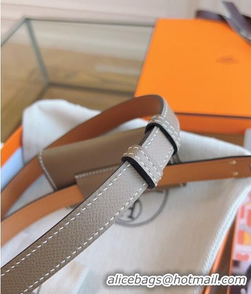 Buy Classic Hermes Kelly Pocket 18 Pouch belt 0820 Grey 2024