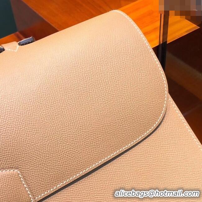 Discount Hermes Sac a Depeches 38 Briefcase in Epsom Leather H2101 Brown 2024 (Full Handmade)