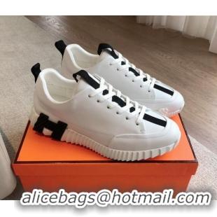 Purchase Hermes Jump sneakers in calfskin White 724005