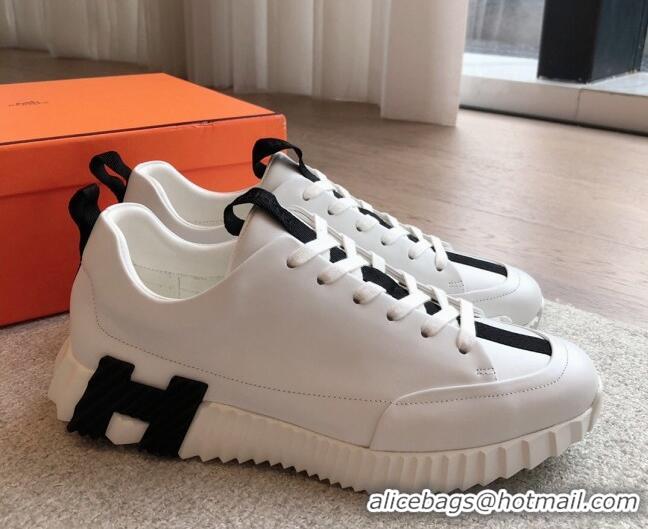 Purchase Hermes Jump sneakers in calfskin White 724005