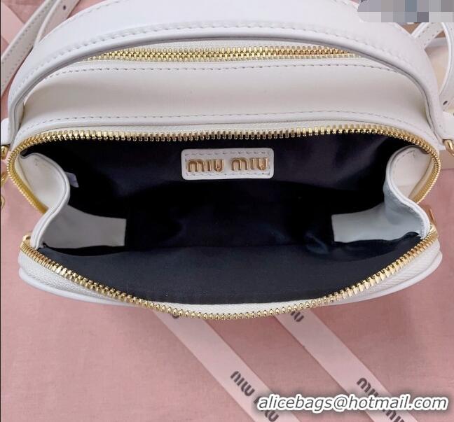 Trendy Design Miu Miu Matelasse nappa leather shoulder bag 5BH229 White 2024