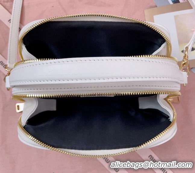 Trendy Design Miu Miu Matelasse nappa leather shoulder bag 5BH229 White 2024