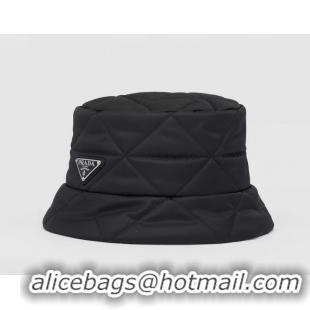 Reasonable Price Prada Re-Nylon Bucket Hat 1HC325 Black