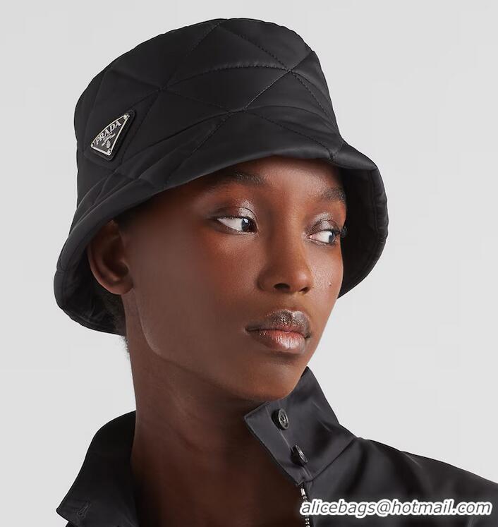 Reasonable Price Prada Re-Nylon Bucket Hat 1HC325 Black