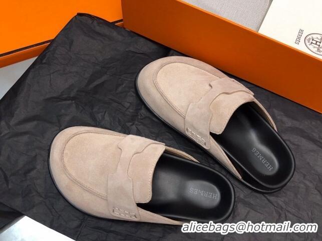 Purchase Hermes Go Mules in Suede with 