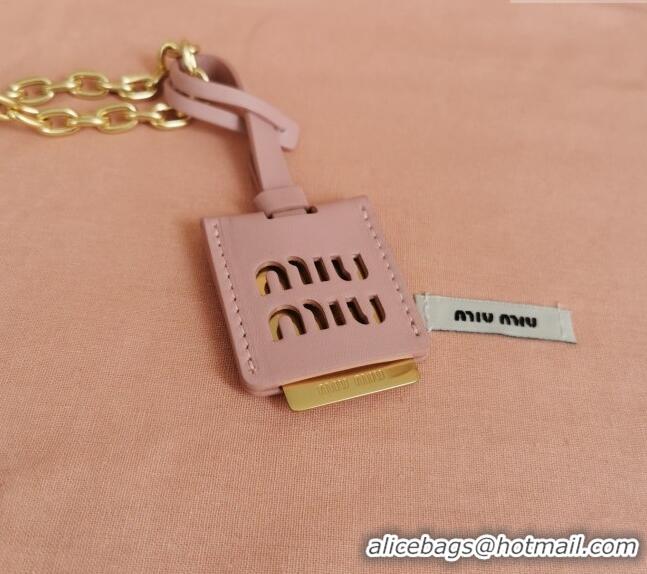 Buy Discount Miu Miu Matelassé nappa leather mini-bag 5BP045 Pink 2024