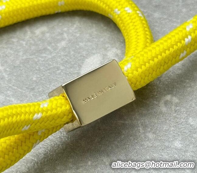 Market Sells Miu Miu Cord and nylon bracelet M001Yellow 2024