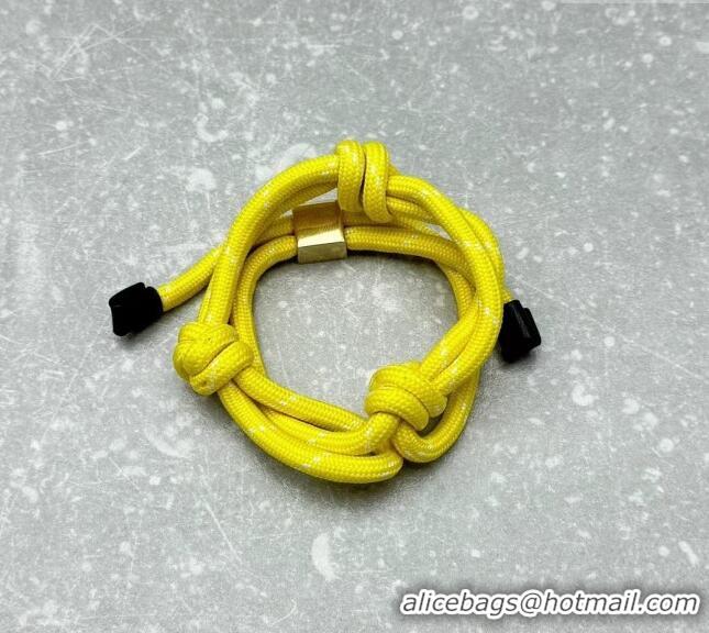 Market Sells Miu Miu Cord and nylon bracelet M001Yellow 2024