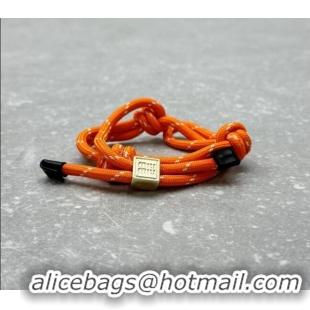 Top Grade Miu Miu Cord and nylon bracelet M001 Orange 2024 