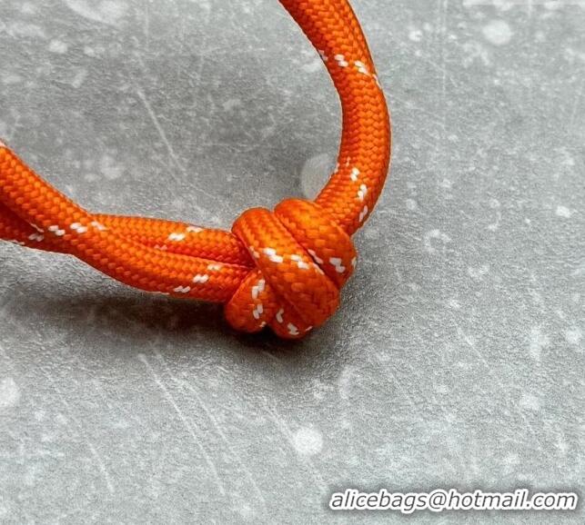 Top Grade Miu Miu Cord and nylon bracelet M001 Orange 2024 