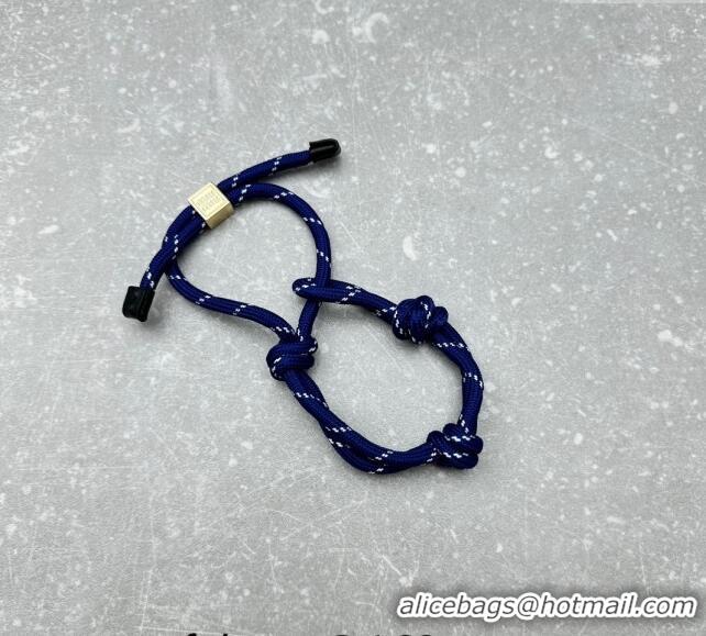 Buy Cheap Miu Miu Cord and nylon bracelet M001 Royal Blue 2024