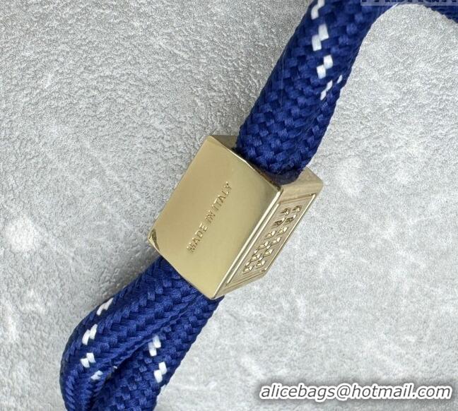 Buy Cheap Miu Miu Cord and nylon bracelet M001 Royal Blue 2024