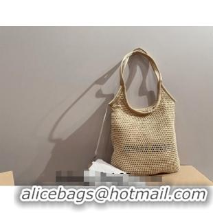 Top Grade Miu Miu Straw Tote bag 061802 Beige 2024