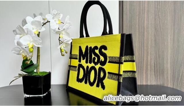 Buy Luxury Dior Medium Book Tote bag in Two-Tone Green and Blue Miss Dior Graffiti D1286 2024