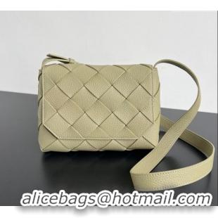 Best Price Bottega Veneta Diago Crossbody Bag in Intrecciato leather Travertine 795637 Green 2024