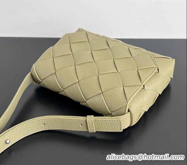 Best Price Bottega Veneta Diago Crossbody Bag in Intrecciato leather Travertine 795637 Green 2024