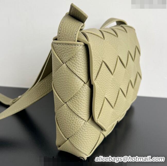 Best Price Bottega Veneta Diago Crossbody Bag in Intrecciato leather Travertine 795637 Green 2024