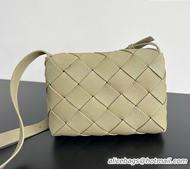 Best Price Bottega Veneta Diago Crossbody Bag in Intrecciato leather Travertine 795637 Green 2024