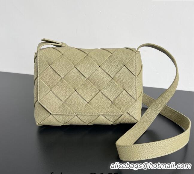 Best Price Bottega Veneta Diago Crossbody Bag in Intrecciato leather Travertine 795637 Green 2024